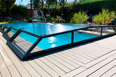 precio cubierta plana telescopia piscina